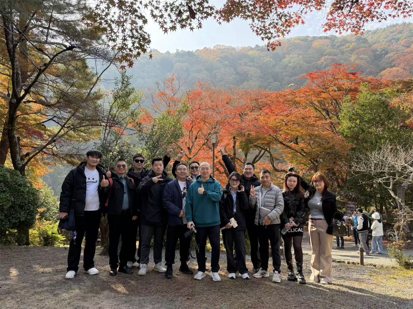 秋日红叶团队出游